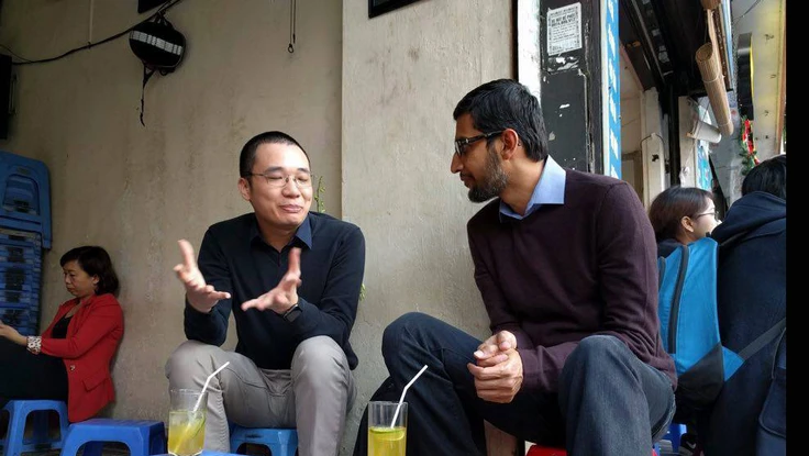 CEO Google “trà chanh chém gió” tại Việt Nam