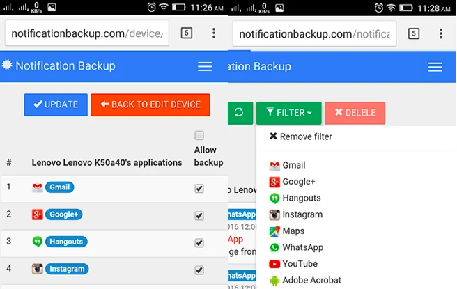 Sao lưu và quản lý toàn bộ thông báo trên Android