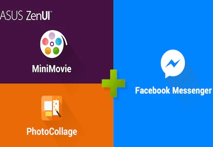 ASUS MiniMovie và PhotoCollage được tích hợp vào Messenger