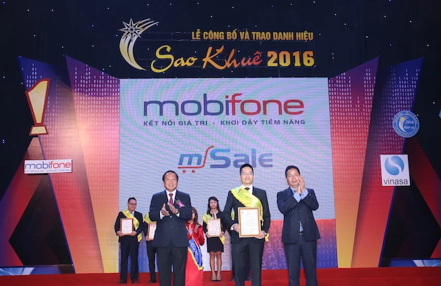Phần mềm mSale của MobiFone lọt top 10 Sao Khuê
