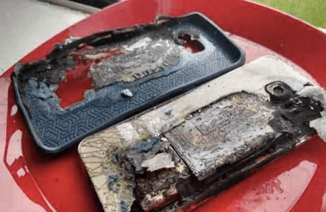Samsung Galaxy S6 Edge Plus bất ngờ bốc cháy khi cắm sạc