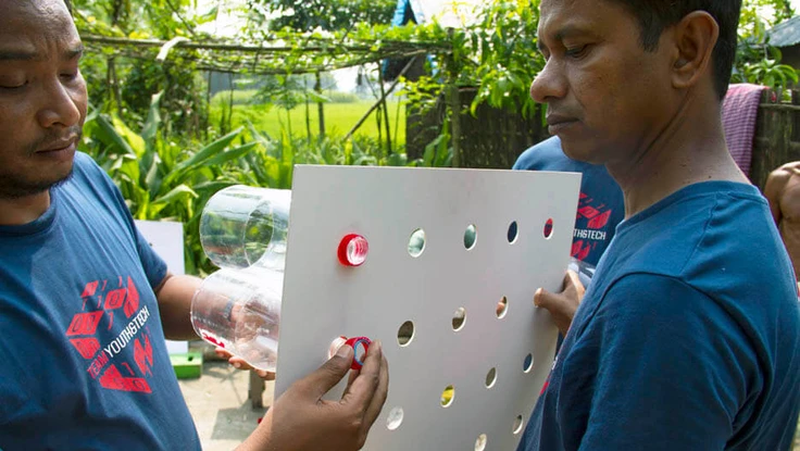 “Tự chế” máy làm mát không khí không cần dùng điện