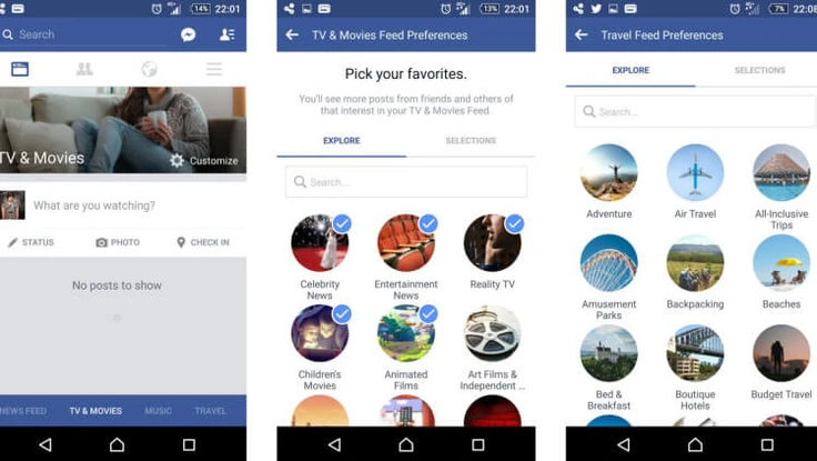 Facebook thử nghiệm phân loại nội dung trên News Feed