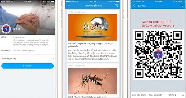 Bộ Y tế muốn cải thiện kênh giao tiếp trên Zalo