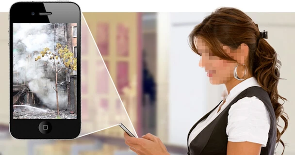 Biến smartphone thành thiết bị báo cháy cực đơn giản