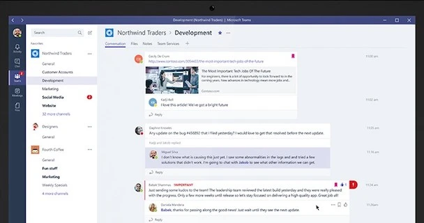 Làm việc nhóm hiệu quả hơn với Microsoft Teams