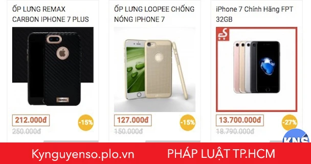 Nhiều mặt hàng giảm giá ảo 48% trong ngày Online Friday
