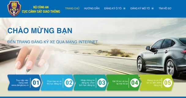 Hướng dẫn chi tiết cách đăng ký, sang tên xe tại nhà