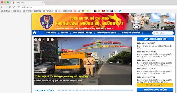 Cách kiểm tra xem xe của bạn có bị phạt hay không