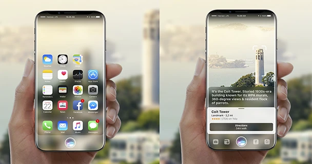 Lộ diện hình ảnh phiên bản iPhone X tuyệt đẹp