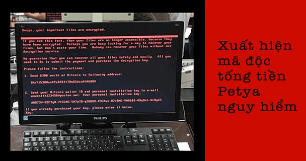 Thế giới rúng động vì mã độc tống tiền Petya