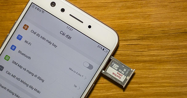 Cách cài đặt ứng dụng lên thẻ nhớ smartphone