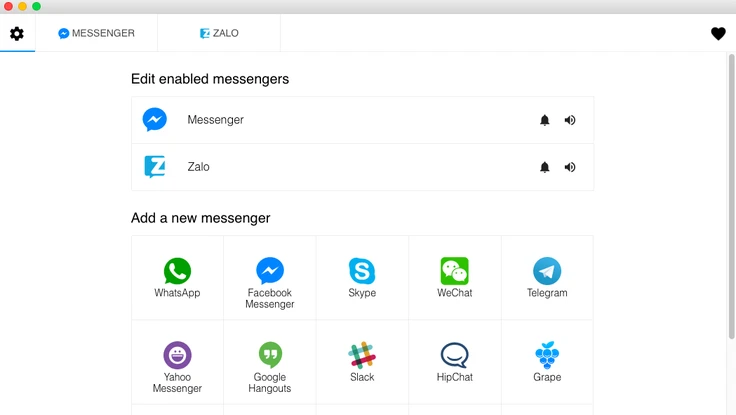 Gom tin nhắn Facebook, Zalo, Skype... về một chỗ
