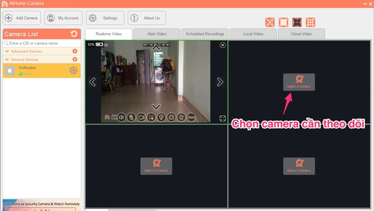 Biến smartphone cũ thành camera giám sát chống trộm