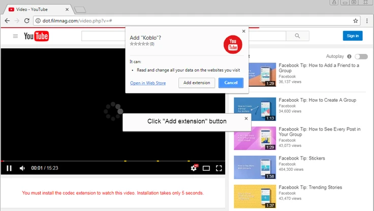 Xuất hiện mã độc nguy hiểm lây lan qua Facebook Messenger