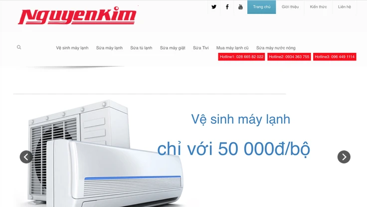 Cẩn trọng các trang web giả mạo siêu thị điện máy