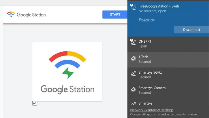 Cách kết nối WiFi miễn phí của Google tại Việt Nam