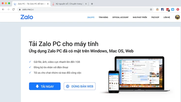 Tên miền Zalo.vn và Zalo.me bị thu hồi vì không có giấy phép?