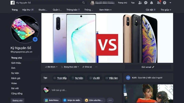 Cách bật chế độ tối trên Facebook, Messenger và Google