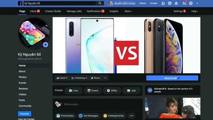 Cách kích hoạt Dark mode trên Chrome và Facebook 