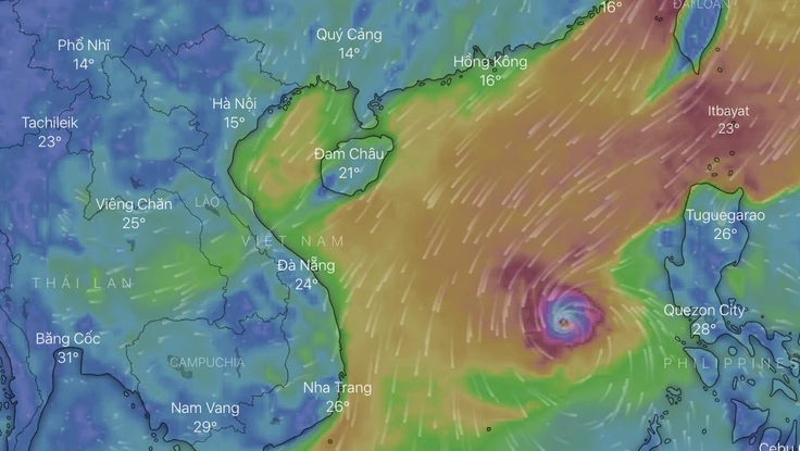 Cách theo dõi đường đi của cơn bão Phanfone