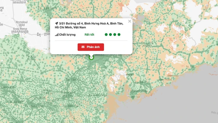 Cách kiểm tra chất lượng mạng 4G tại khu vực bất kỳ