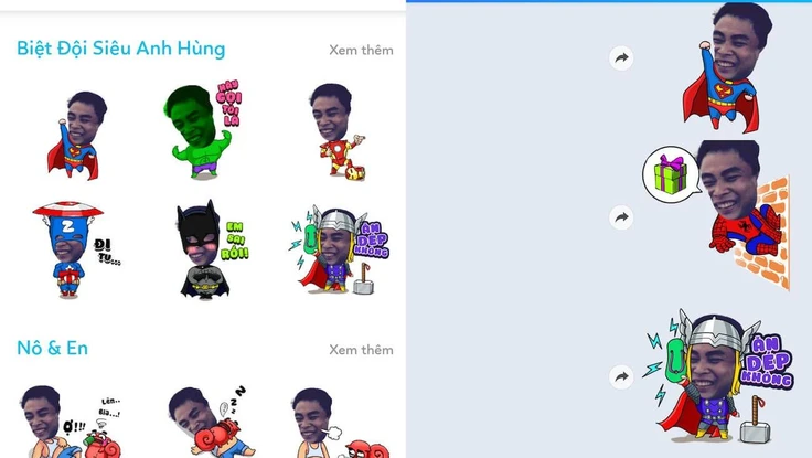 Cách tạo biểu tượng cảm xúc không đụng hàng trên Zalo