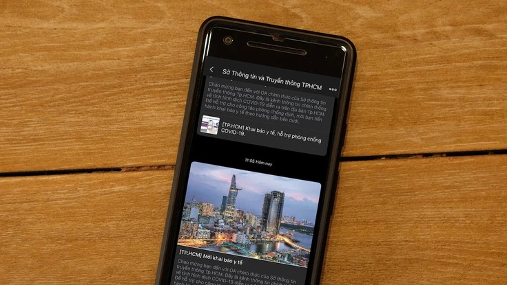 Cách tra cứu các điểm cách ly tập trung bằng Zalo