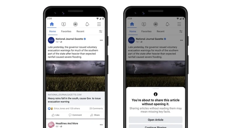 Facebook thử nghiệm tính năng giúp hạn chế thông tin sai lệch