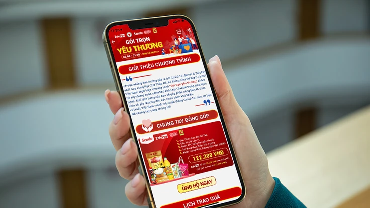 Cách tặng nhu yếu phẩm cho người khó khăn qua mạng