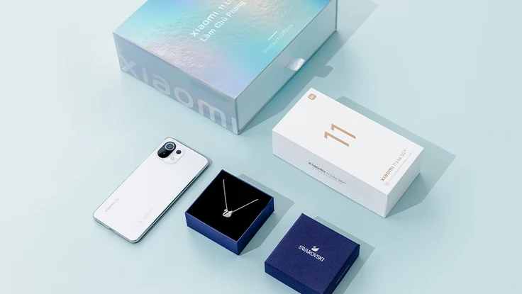 Lộ diện phiên bản Xiaomi 11 Lite 5G NE giới hạn cùng Swarovski