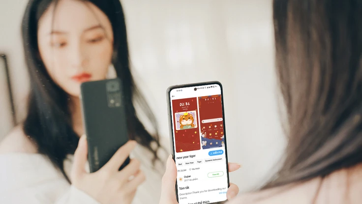 Cách mang giao diện Tết lên smartphone cực dễ