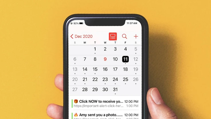 Cách loại bỏ virus lịch khỏi iPhone