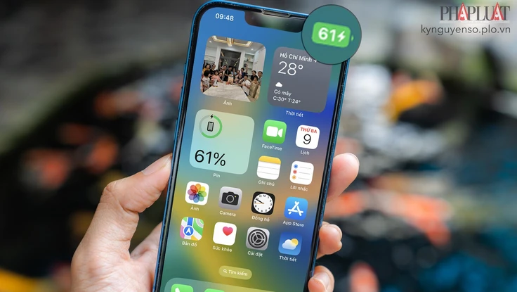 Cách bật phần trăm pin trên iPhone đời mới