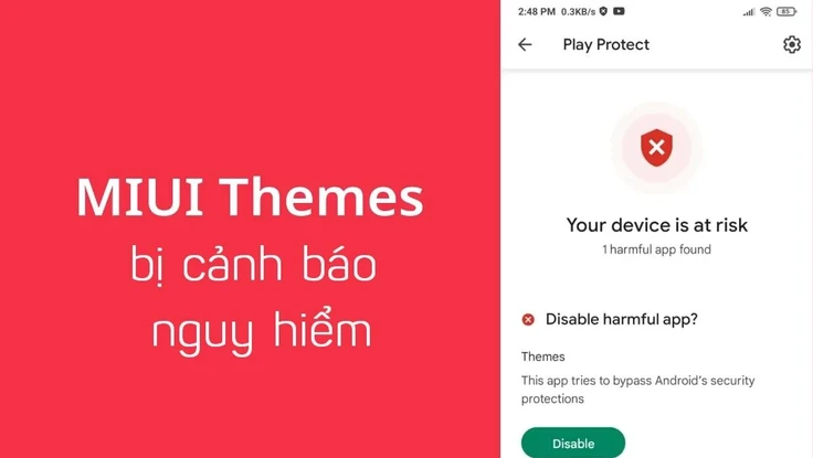 Một ứng dụng Xiaomi bị Google cảnh báo là phần mềm độc hại?