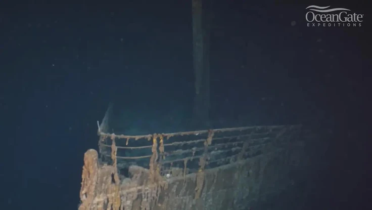 Video cận cảnh xác tàu Titanic với chất lượng 8K