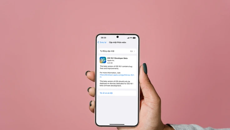 Apple phát hành iOS 16.1 beta sửa lỗi tiếng Việt và hiển thị phần trăm pin 