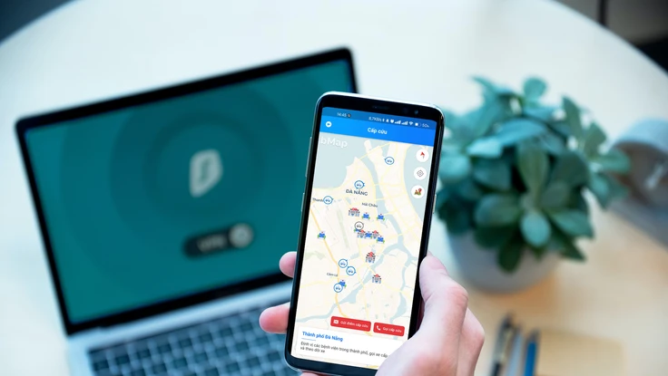 Ứng dụng giúp theo dõi đường đi của xe cấp cứu