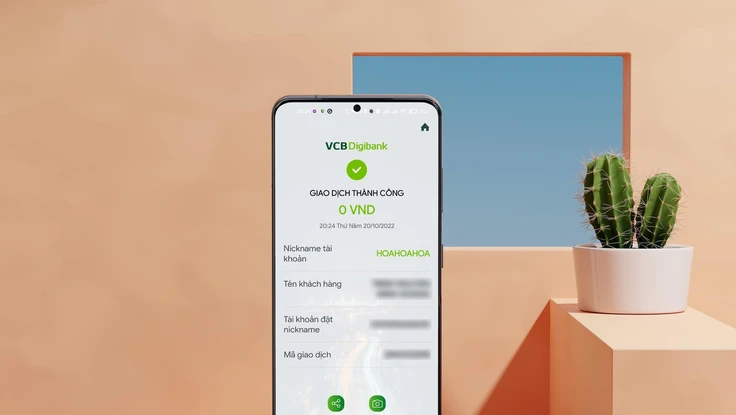 Cách đặt nickname cho tài khoản ngân hàng Vietcombank miễn phí