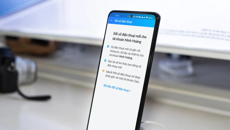 Cách đổi số điện thoại Zalo không mất tin nhắn