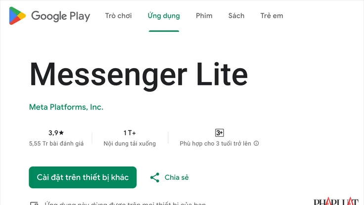 Messenger Lite bị xóa khỏi Google Play