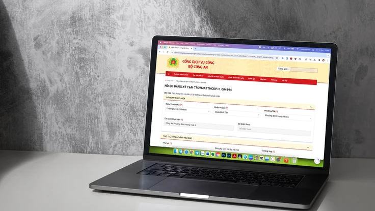 đăng ký tạm trú online mới nhất 2023