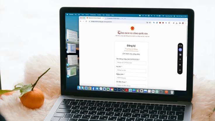 Sửa lỗi không thể đăng ký tài khoản cổng dịch vụ công quốc gia