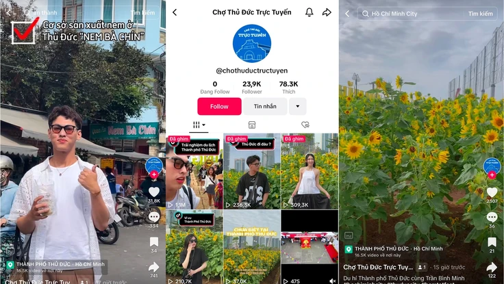 Khai mạc Ngày hội mua sắm Tết TP.HCM - Chợ Thủ Đức trực tuyến