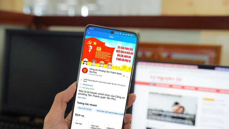 Cách tra cứu số điện thoại cảnh sát khu vực bằng Zalo