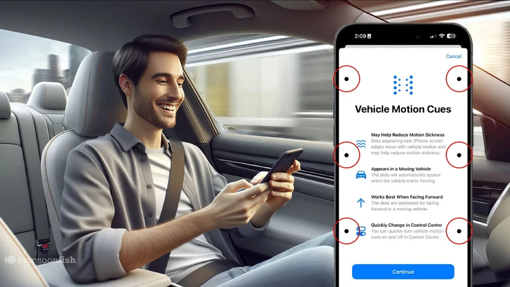 Cách bật tính năng hạn chế say tàu xe trên iPhone