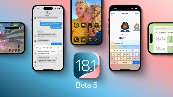 iOS 18.1 beta 5 hỗ trợ kéo thả file giữa iPhone và MacBook