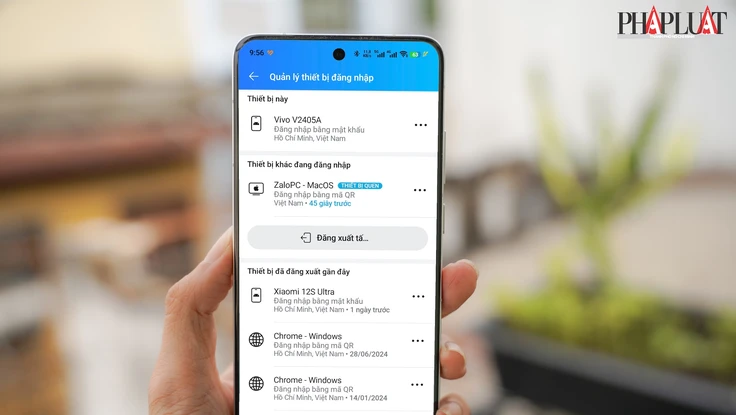 Cách đăng xuất tài khoản Zalo từ xa mới nhất 