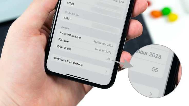 Cách kiểm tra chu kỳ sạc pin trên Samsung Galaxy S25 và iPhone 