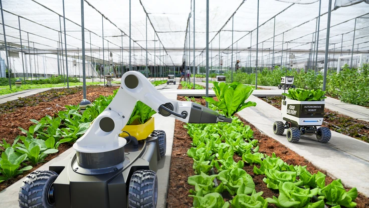 Làm nông nghiệp xanh nhờ robot thông minh và AI
